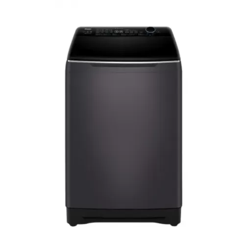 غسالة فوق اتوماتيك انفرتر هاير ، سعة 12 كجم ، فضي غامق - HWM120-B2178S8